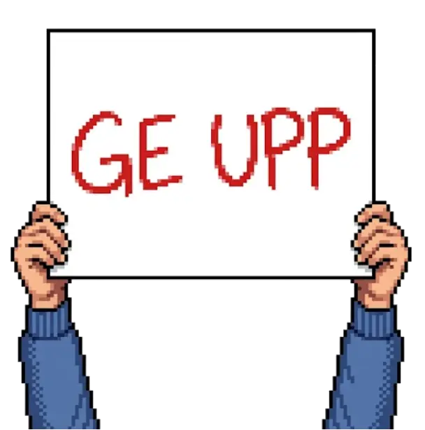 Ge upp